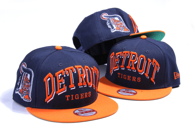 MLB Detroit Tigers NE Snapback Hat #08